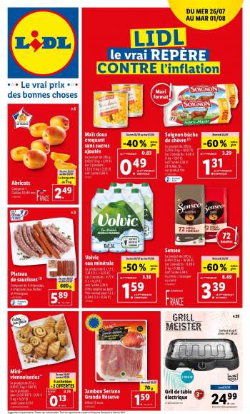 Catalogue Lidl - 26/07/2023 - 01/08/2023.