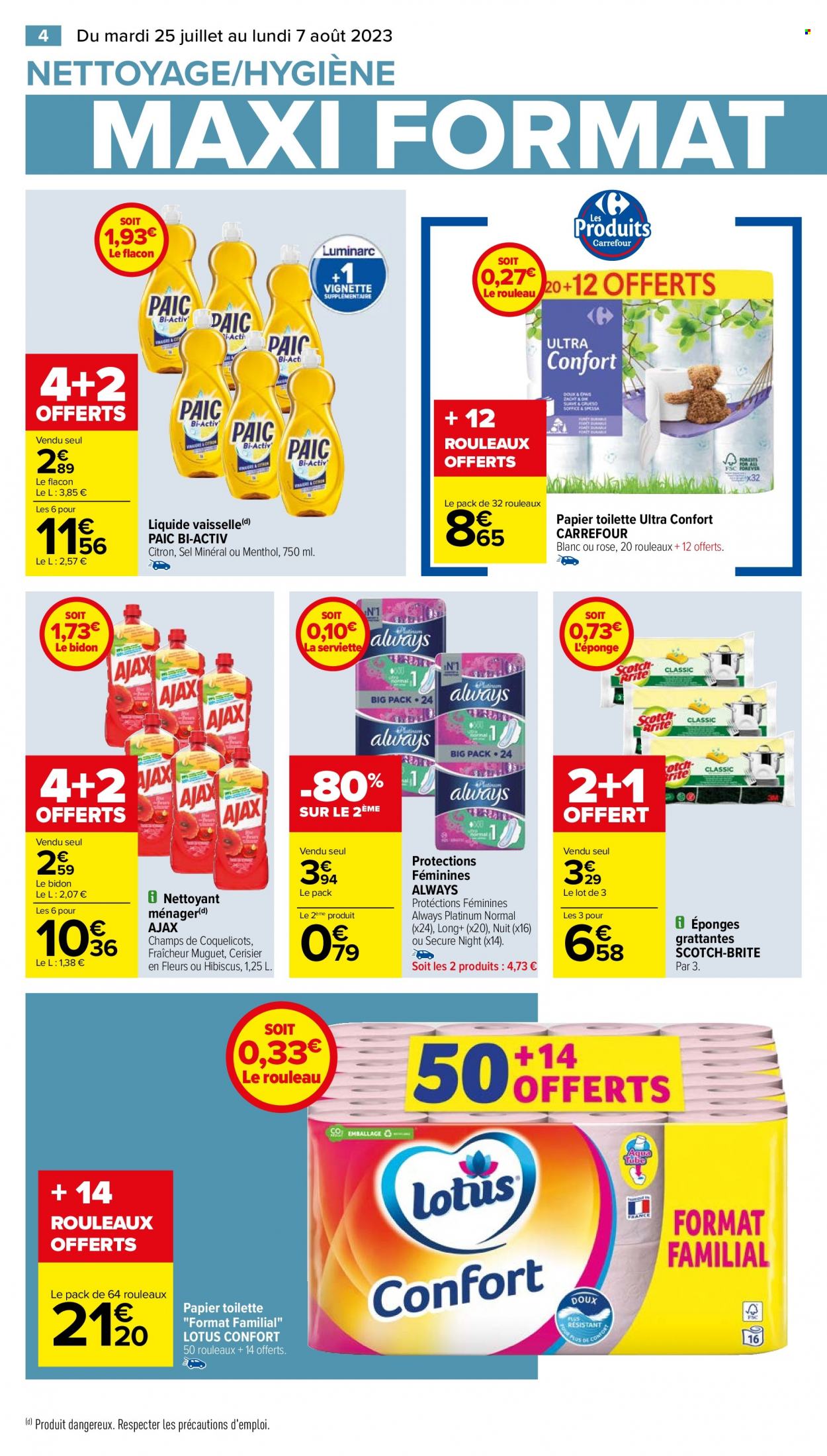 Catalogue Carrefour Hypermarchés - 25/07/2023 - 07/08/2023. Page 6