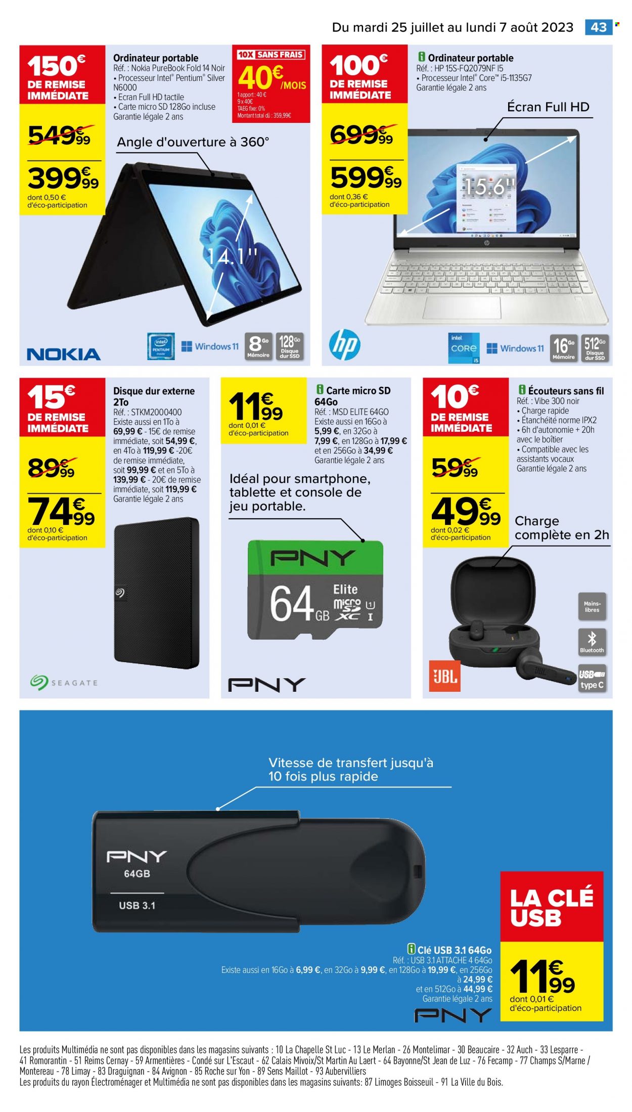 Catalogue Carrefour Hypermarchés - 25/07/2023 - 07/08/2023. Page 45