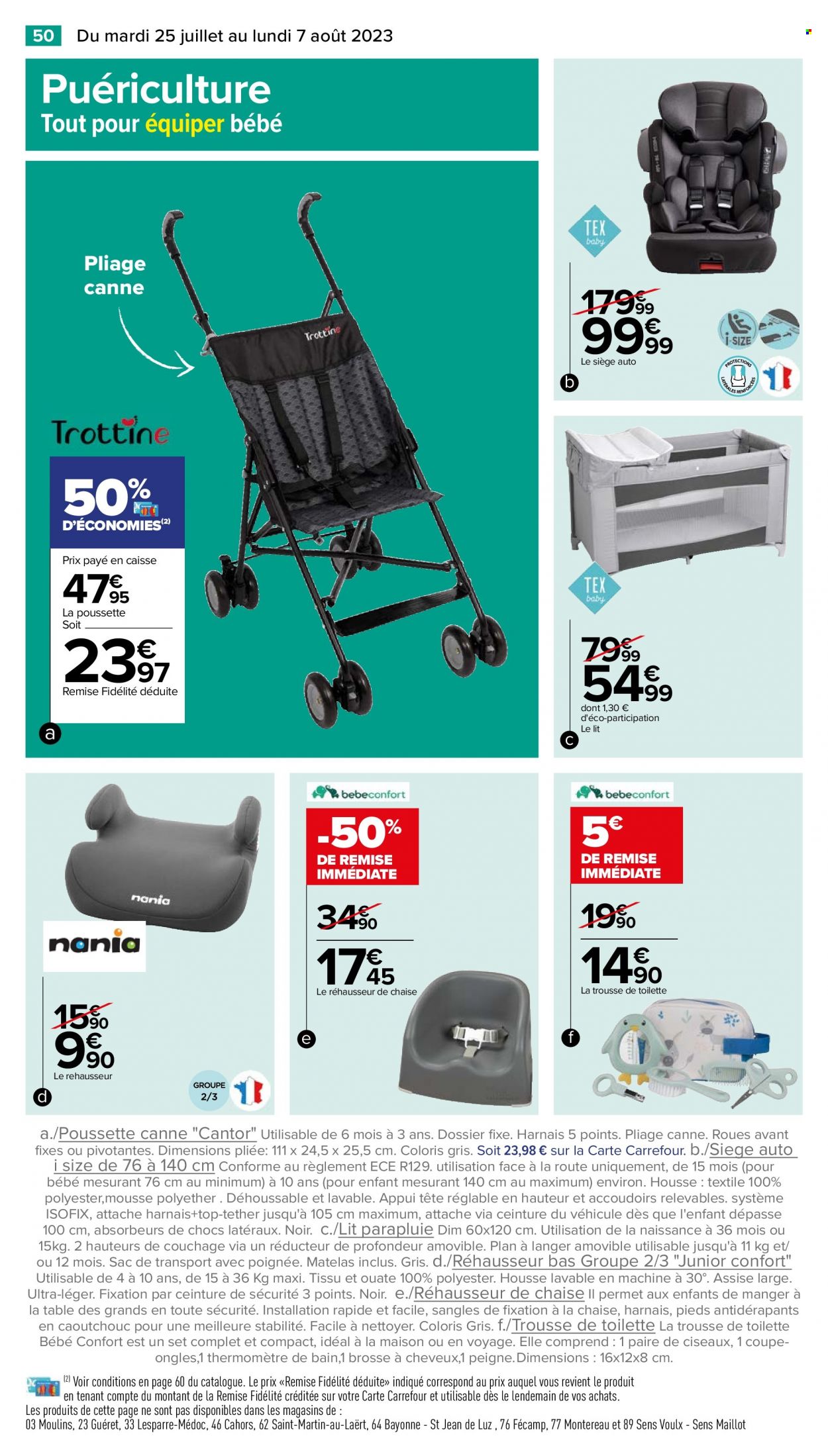 Catalogue Carrefour Hypermarchés - 25/07/2023 - 07/08/2023. Page 52