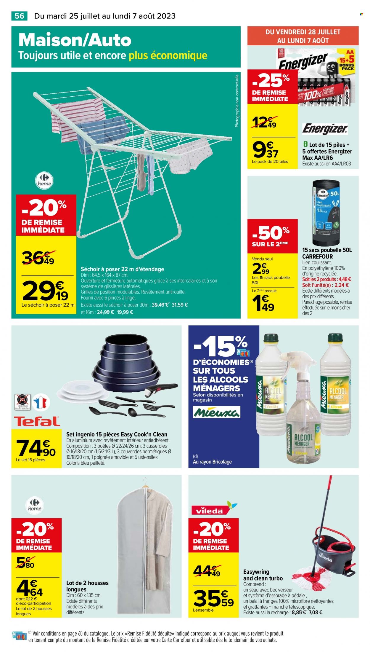 Catalogue Carrefour Hypermarchés - 25/07/2023 - 07/08/2023. Page 60