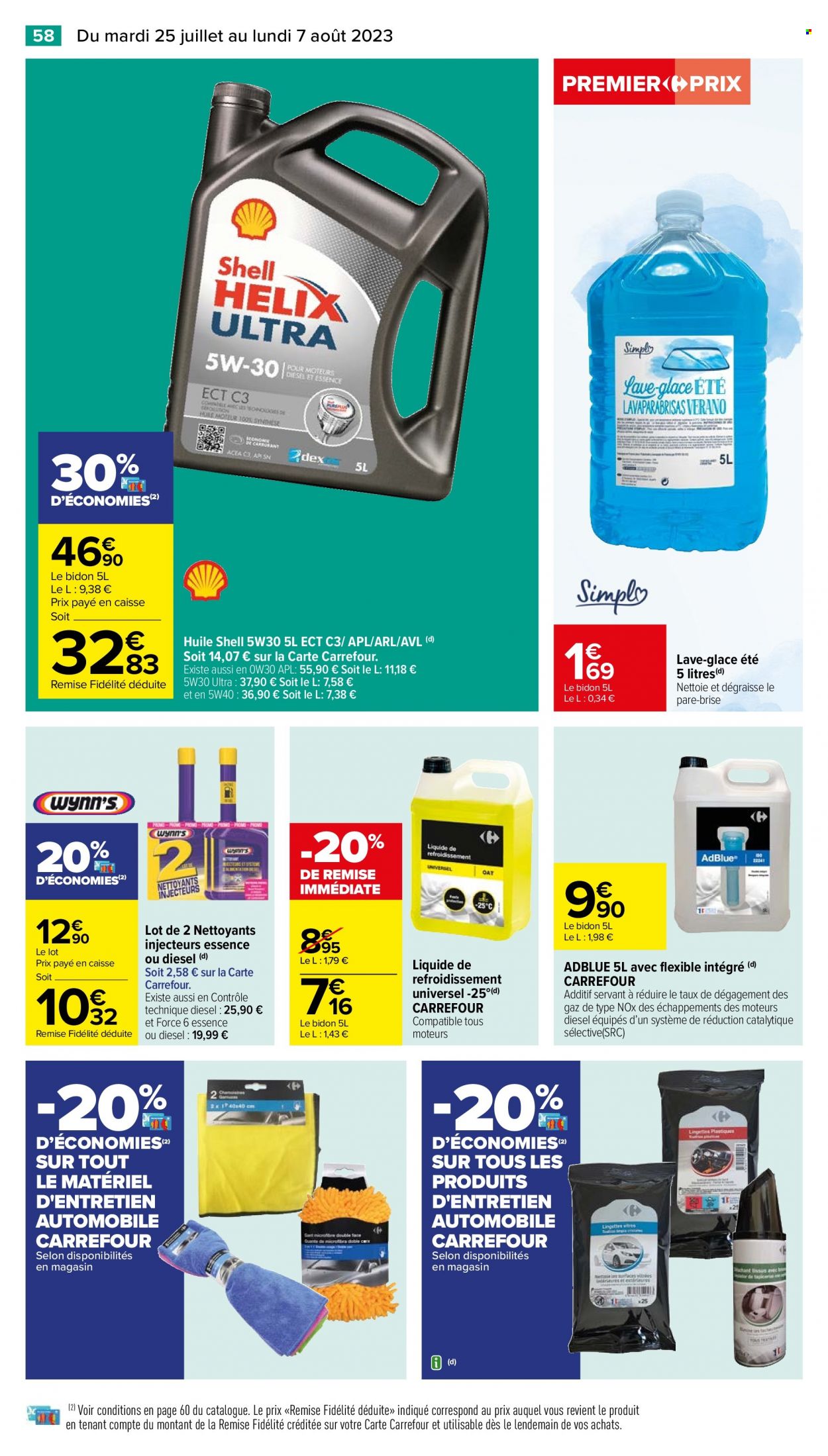 Catalogue Carrefour Hypermarchés - 25/07/2023 - 07/08/2023. Page 62