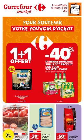Catalogue Carrefour Market - 25/07/2023 - 06/08/2023.