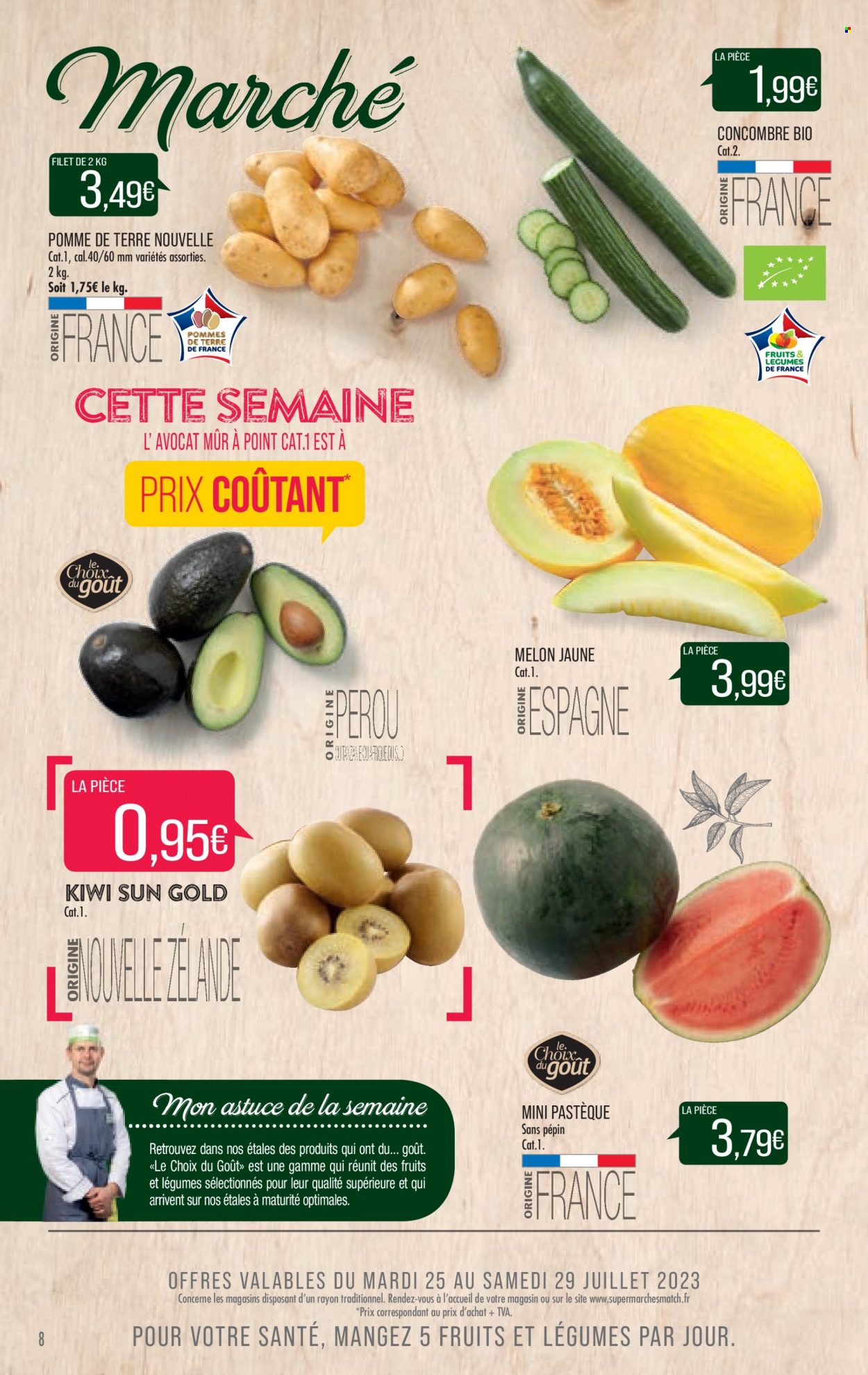 Catalogue Supermarché Match - 25/07/2023 - 30/07/2023. Page 8