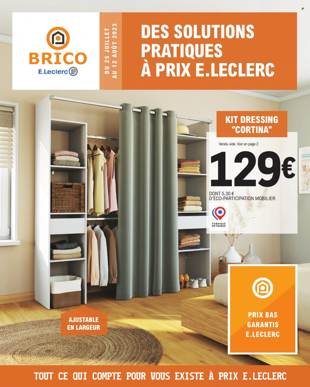 Catalogue E.Leclerc - 25/07/2023 - 12/08/2023. Page 1