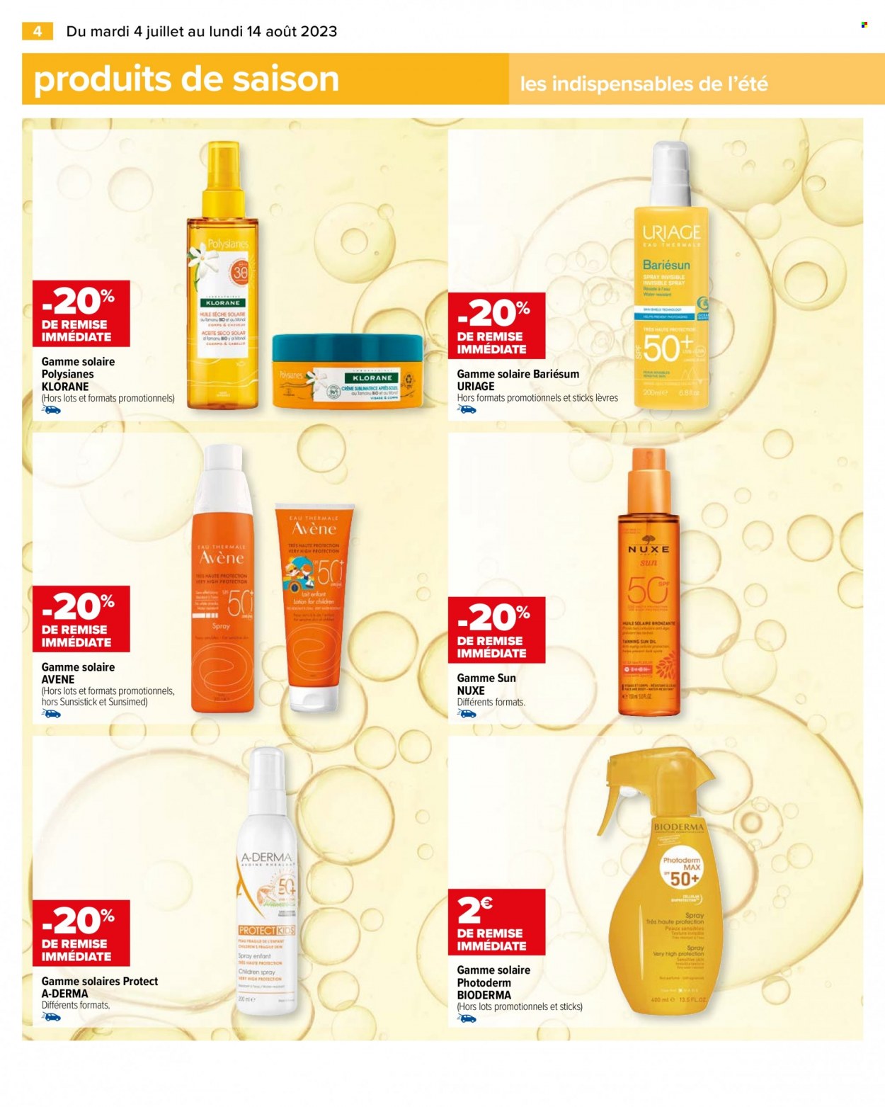 Catalogue Carrefour Hypermarchés - 04/07/2023 - 14/08/2023. Page 4