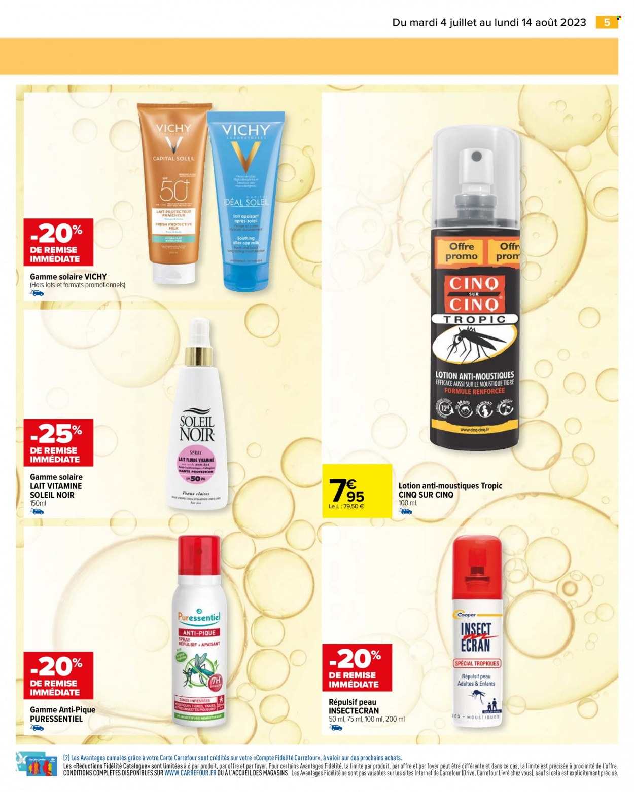 Catalogue Carrefour Hypermarchés - 04/07/2023 - 14/08/2023. Page 5