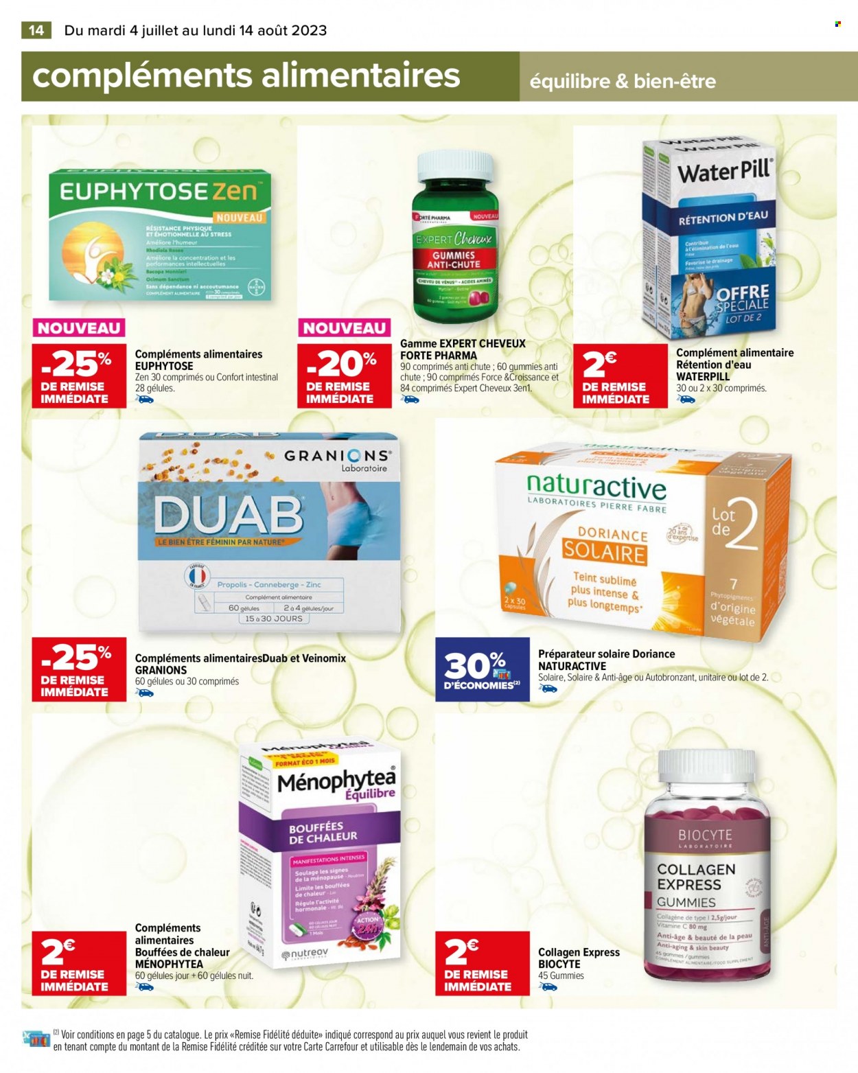 Catalogue Carrefour Hypermarchés - 04/07/2023 - 14/08/2023. Page 14