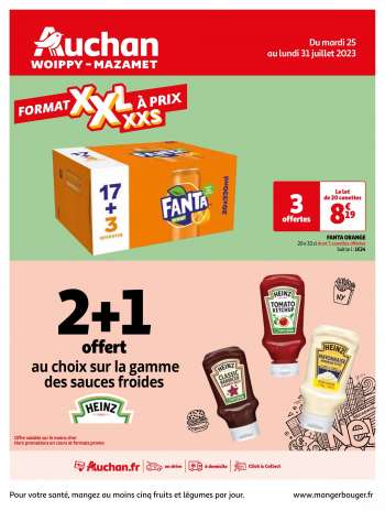 Catalogue Auchan - 25/07/2023 - 31/07/2023.