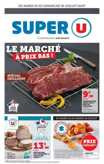 Catalogue SUPER U - 25/07/2023 - 30/07/2023.
