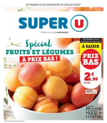 Catalogue SUPER U - 25/07/2023 - 30/07/2023.