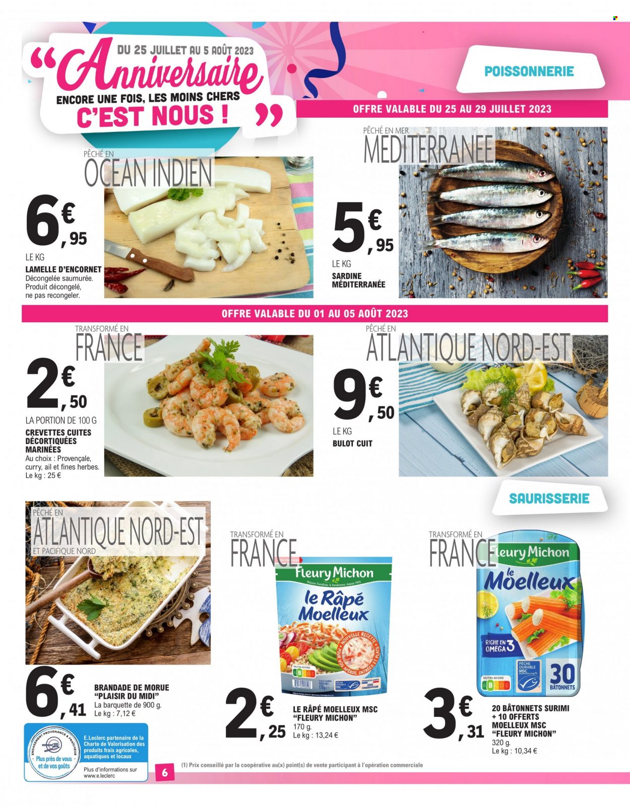 Catalogue E.Leclerc - 25/07/2023 - 05/08/2023. Page 6