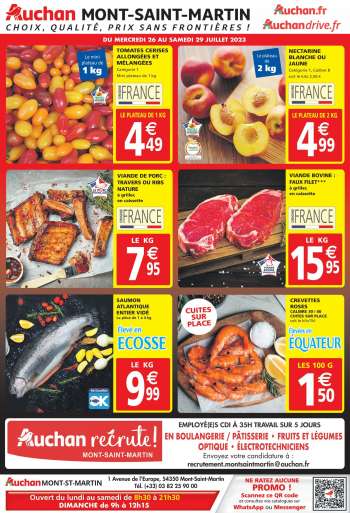 Catalogue Auchan - 26/07/2023 - 29/07/2023.