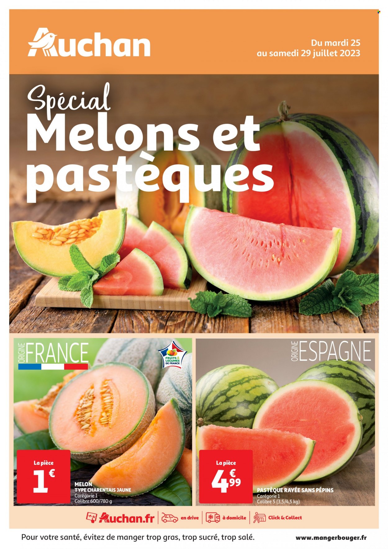 Catalogue Auchan - 25/07/2023 - 29/07/2023. Page 1