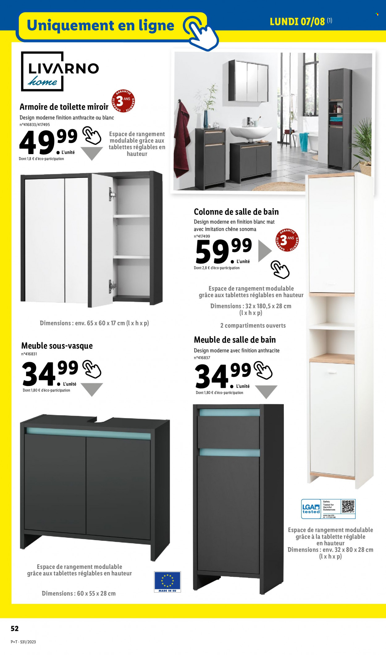Catalogue Lidl - 02/08/2023 - 08/08/2023. Page 54