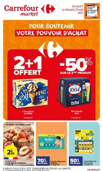 Catalogue Carrefour Market - 01/08/2023 - 13/08/2023.