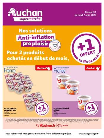Catalogue Auchan - 01/08/2023 - 07/08/2023.