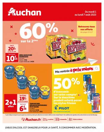 Catalogue Auchan - 01/08/2023 - 07/08/2023.