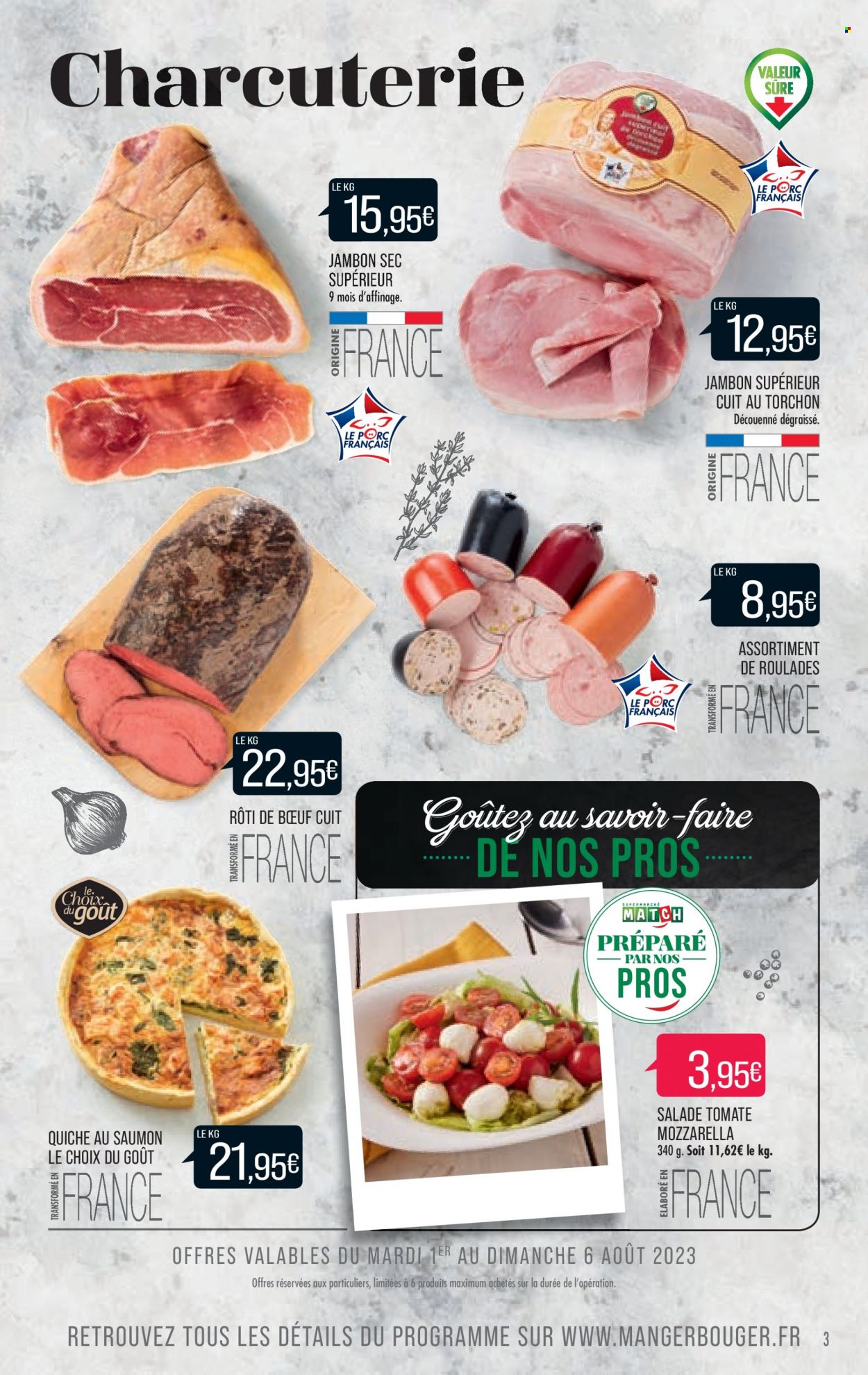 Catalogue Supermarché Match - 01/08/2023 - 06/08/2023. Page 3