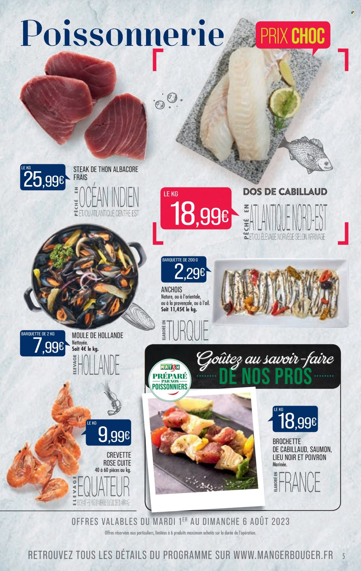 Catalogue Supermarché Match - 01/08/2023 - 06/08/2023. Page 5