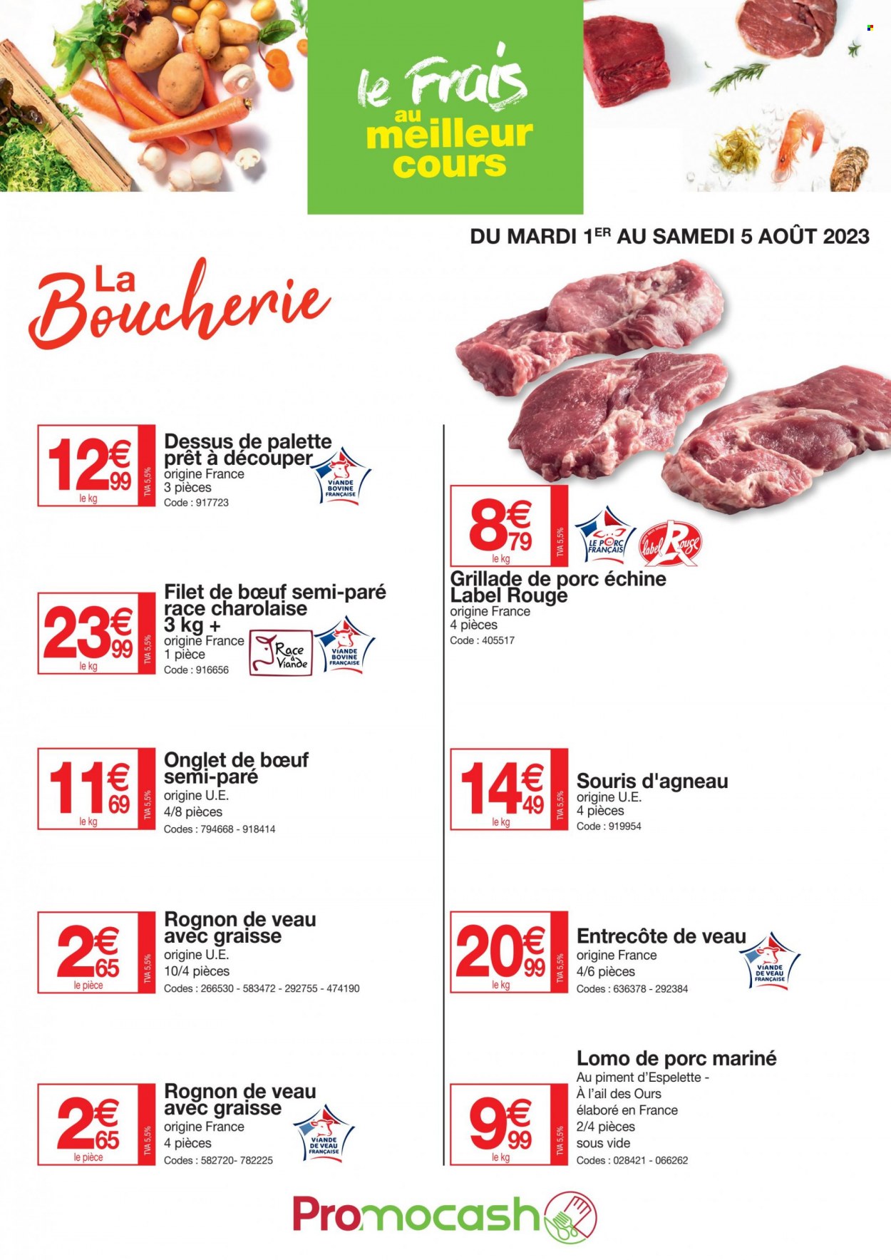 Catalogue Promocash - 01/08/2023 - 05/08/2023. Page 1