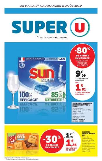 Catalogue SUPER U - 01/08/2023 - 13/08/2023.