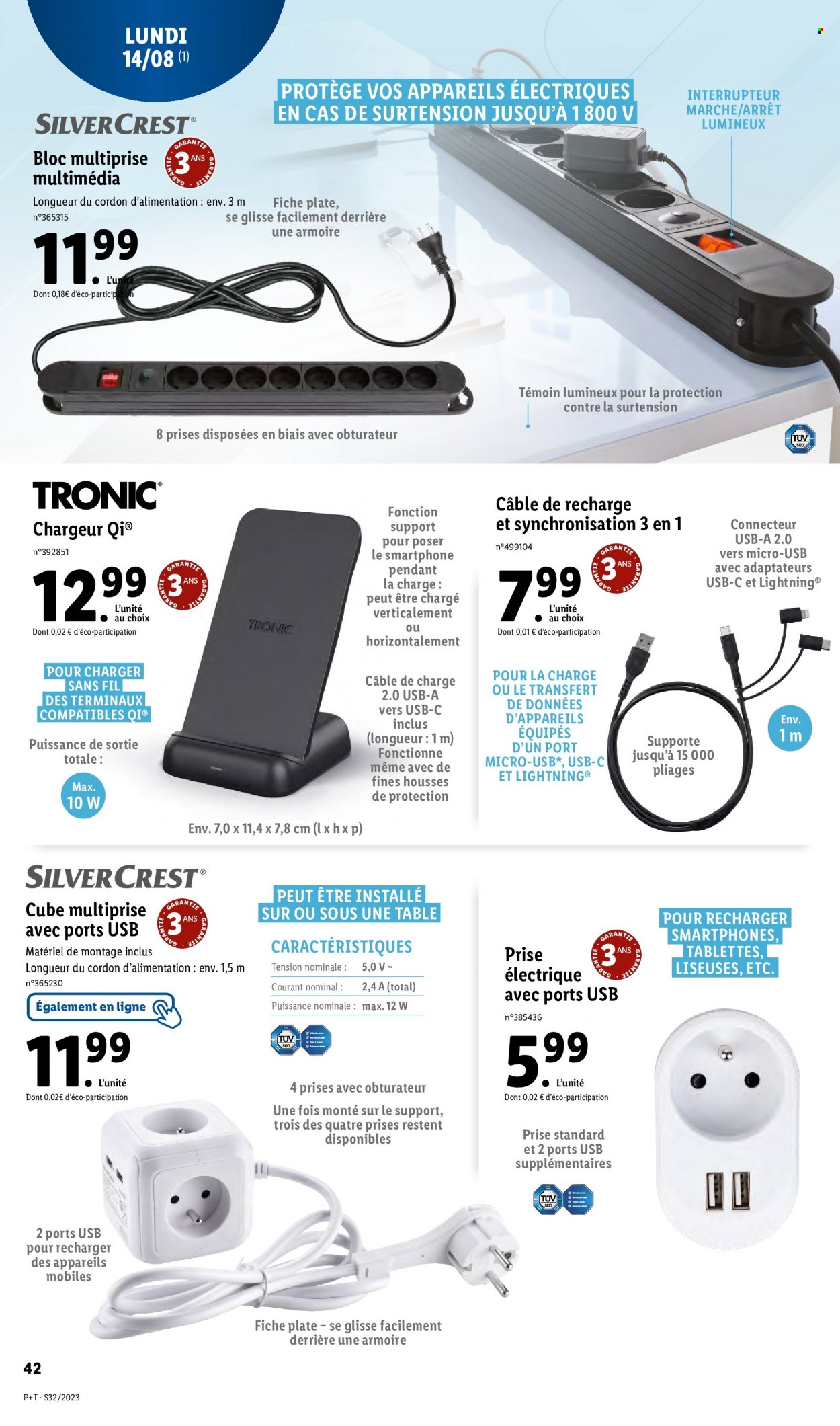 Catalogue Lidl - 09/08/2023 - 15/08/2023. Page 48