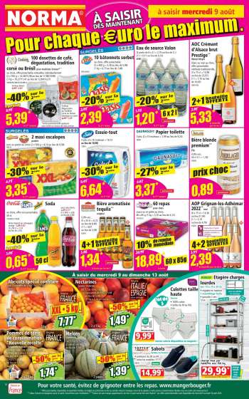 Catalogue Norma - 09/08/2023 - 14/08/2023.