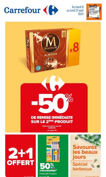 Catalogue Carrefour Hypermarchés - 08/08/2023 - 21/08/2023.