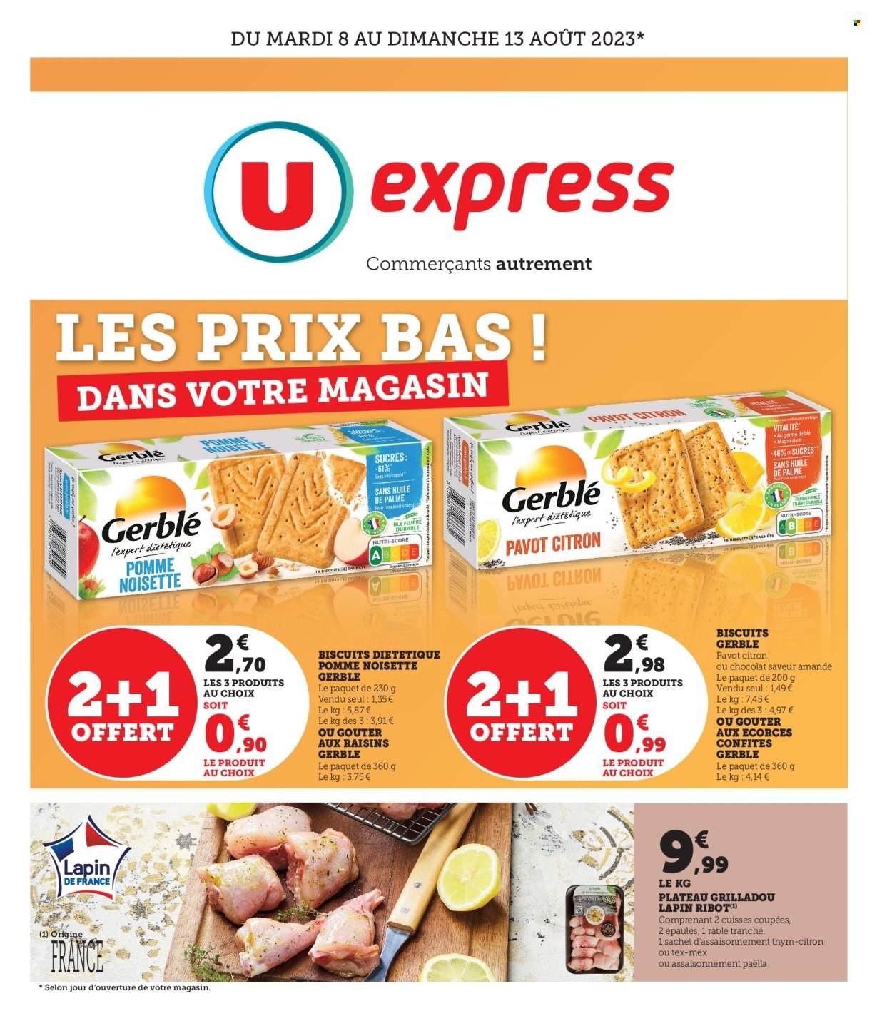 Catalogue U express - 08/08/2023 - 13/08/2023. Page 1
