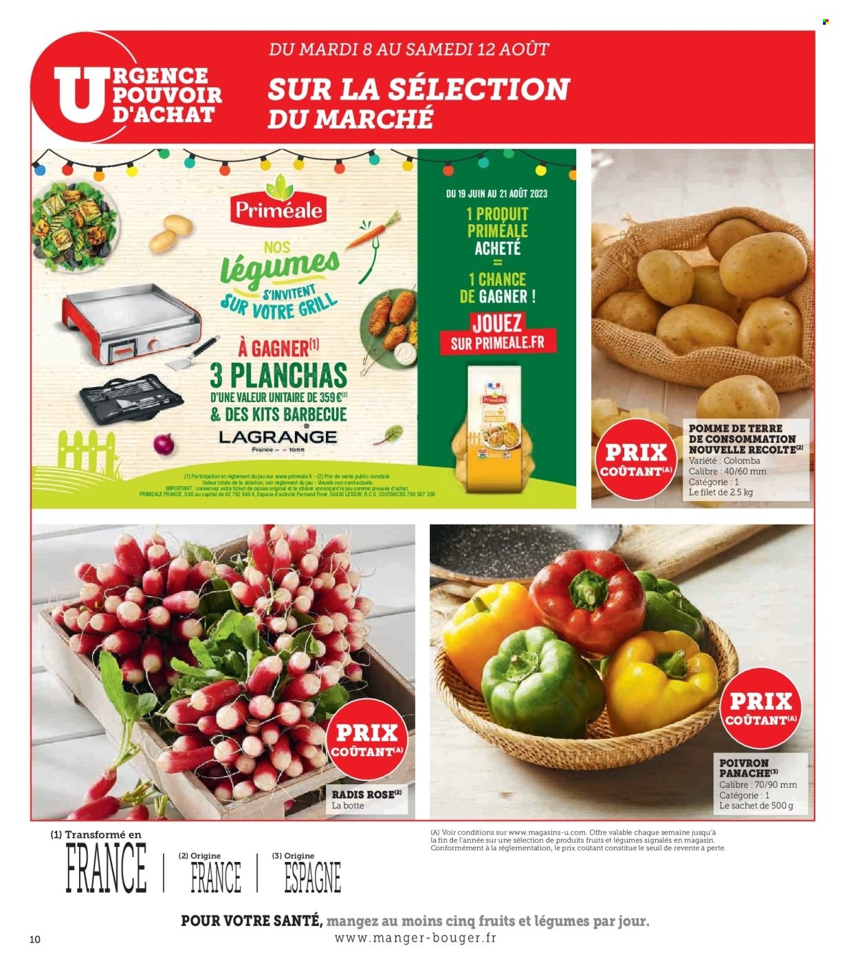 Catalogue SUPER U - 08/08/2023 - 13/08/2023. Page 10