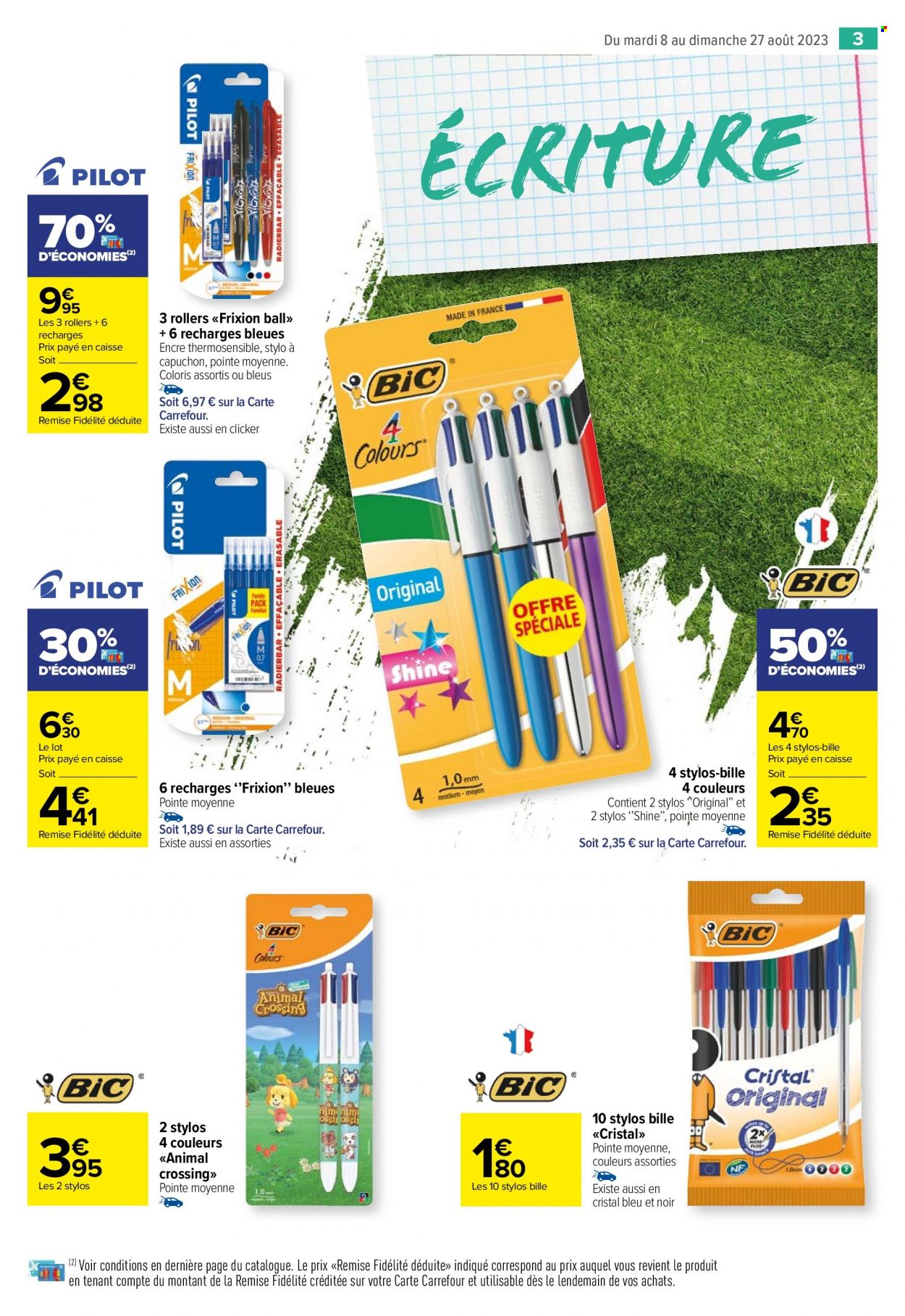 Catalogue Carrefour Market - 08/08/2023 - 27/08/2023. Page 3