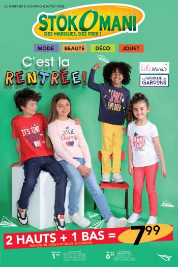 Catalogue Stokomani - 09/08/2023 - 20/08/2023.
