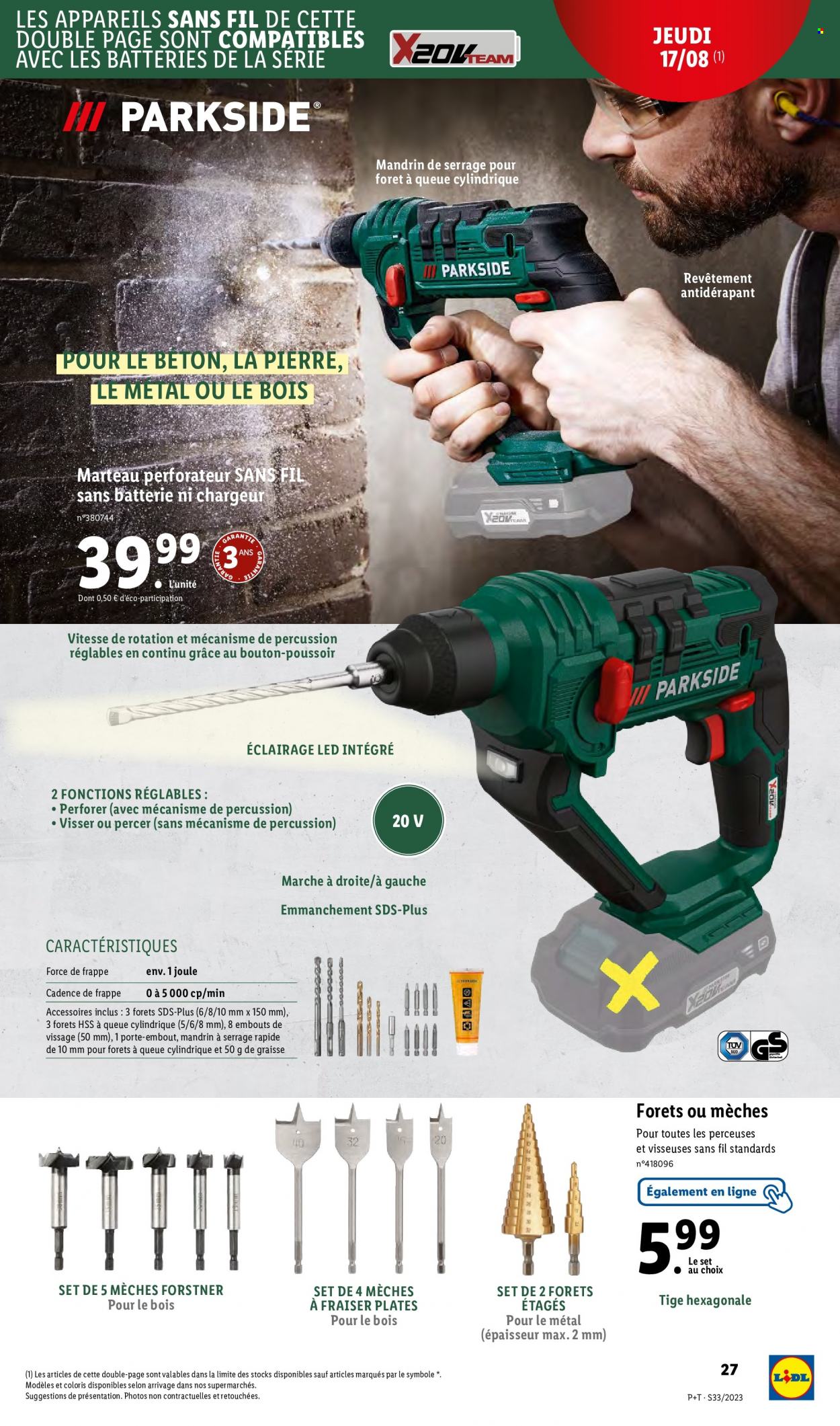 Catalogue Lidl - 16/08/2023 - 22/08/2023. Page 27