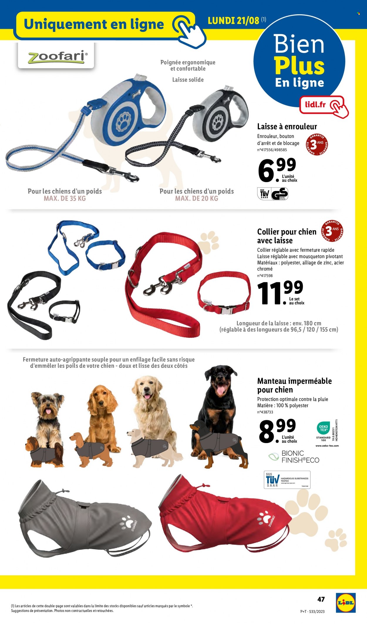 Catalogue Lidl - 16/08/2023 - 22/08/2023. Page 47