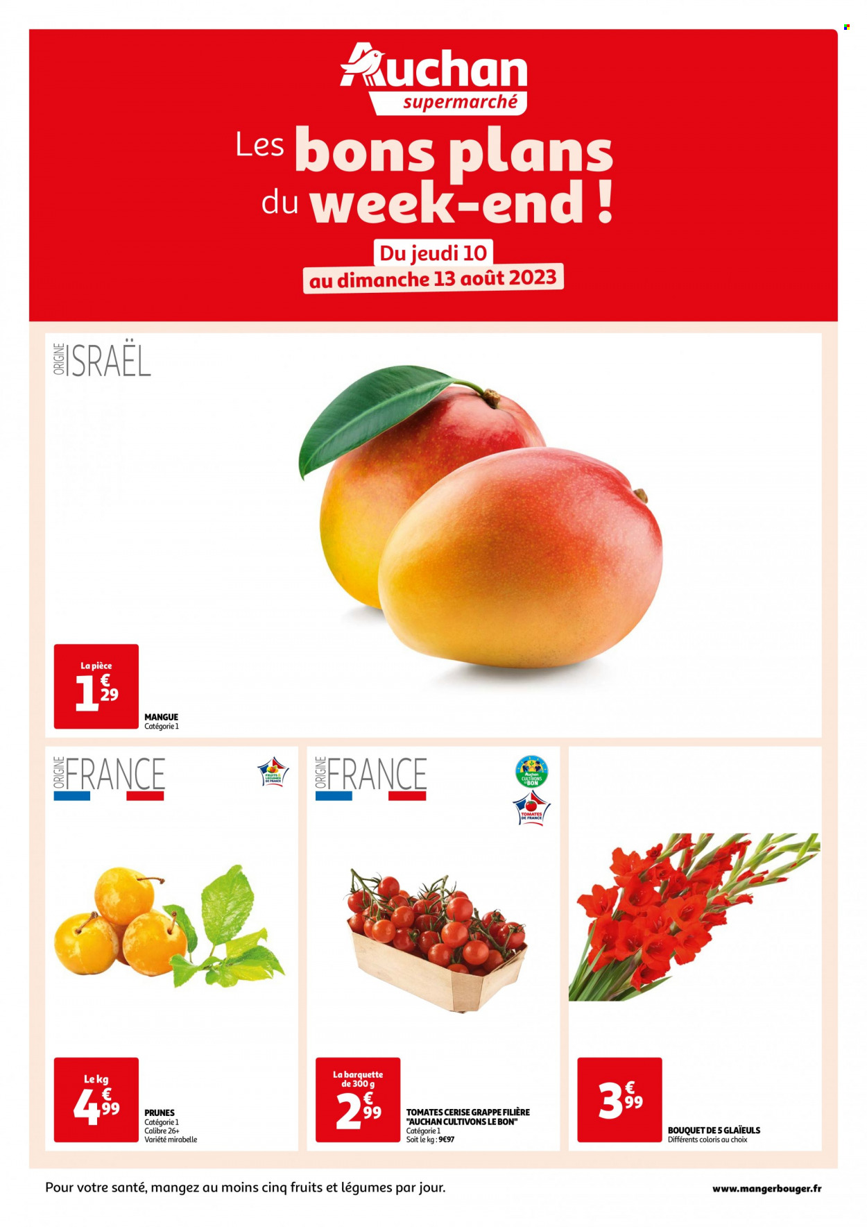 Catalogue Auchan - 10/08/2023 - 13/08/2023. Page 1