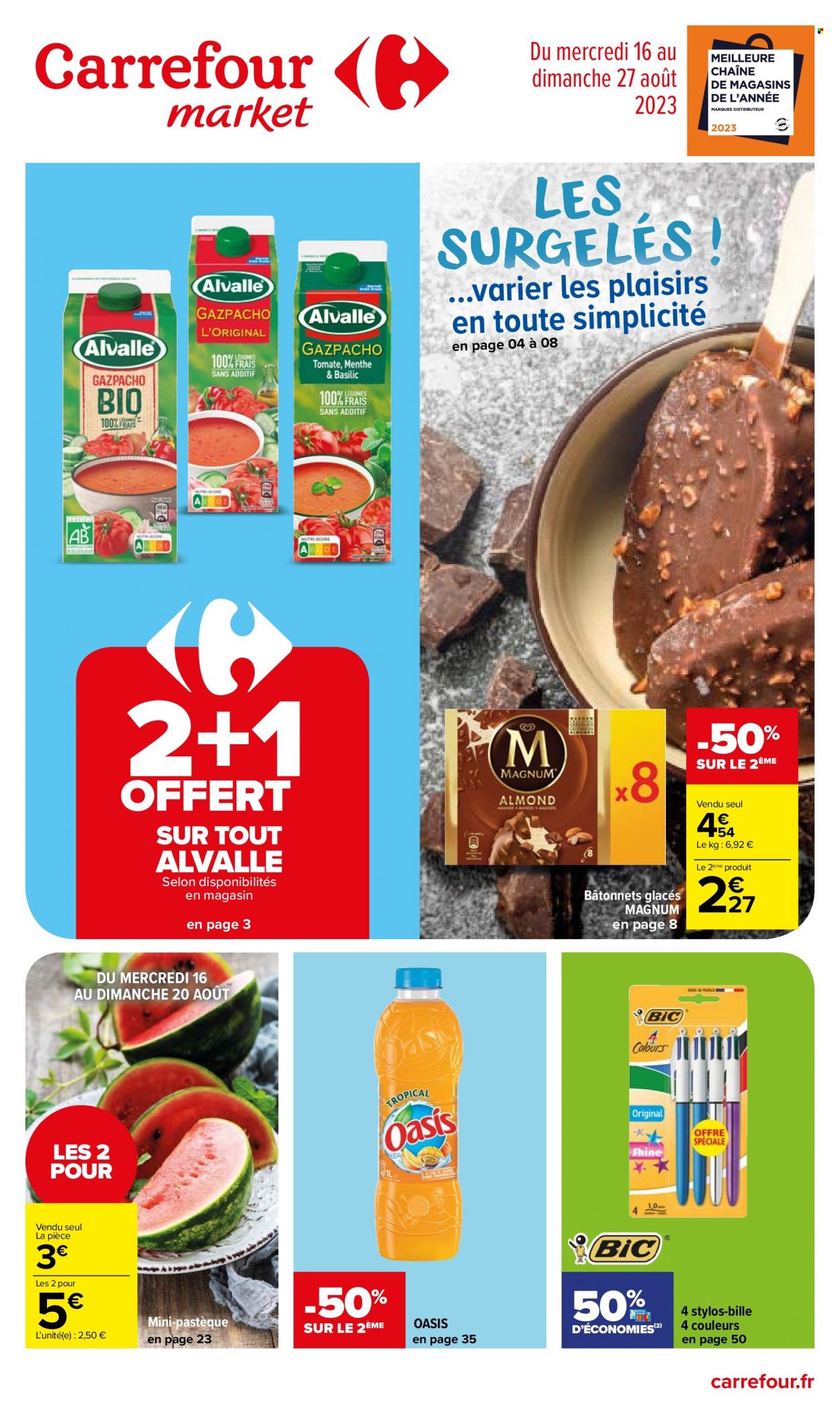 Catalogue Carrefour Market - 16/08/2023 - 27/08/2023. Page 1