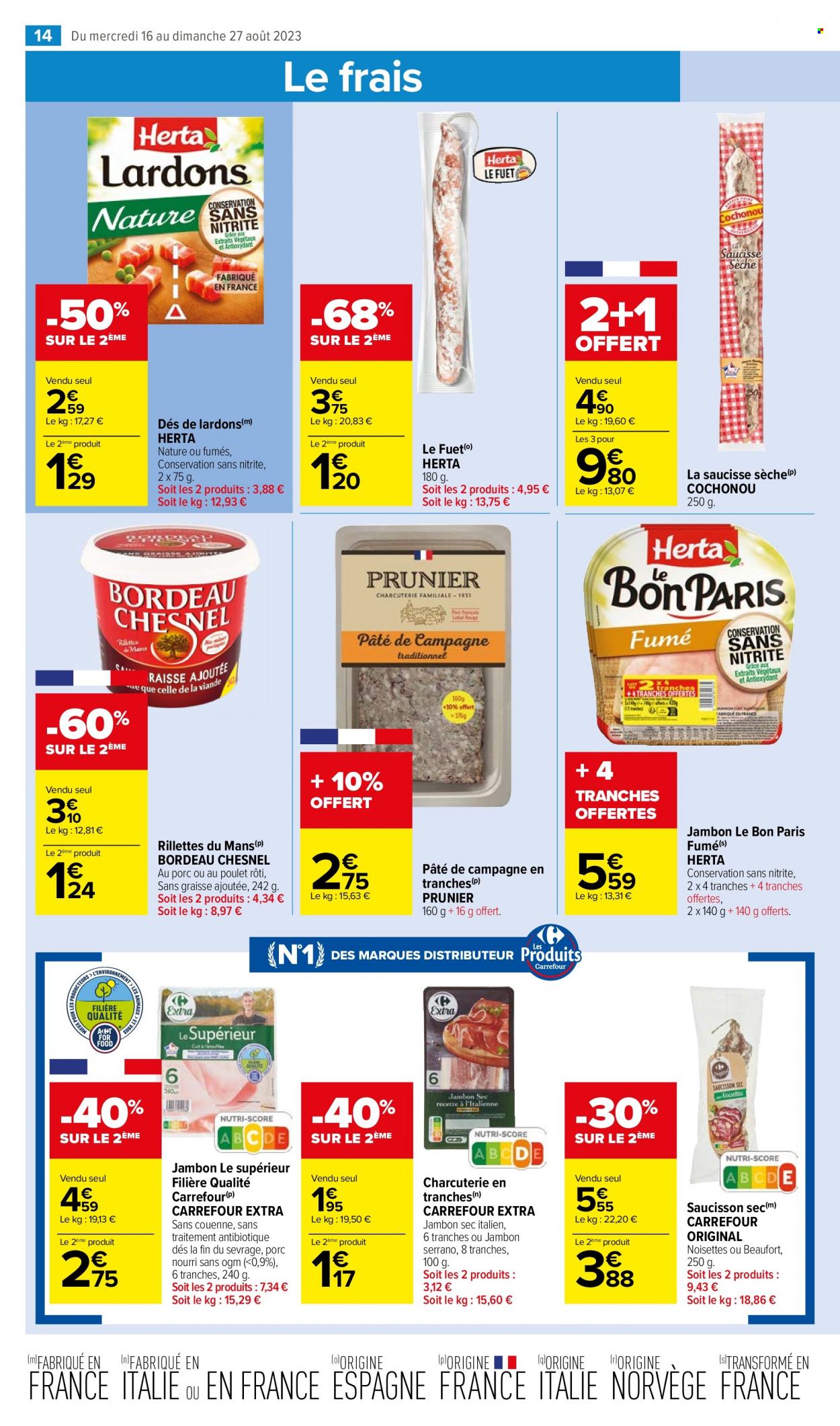 Catalogue Carrefour Market - 16/08/2023 - 27/08/2023. Page 16