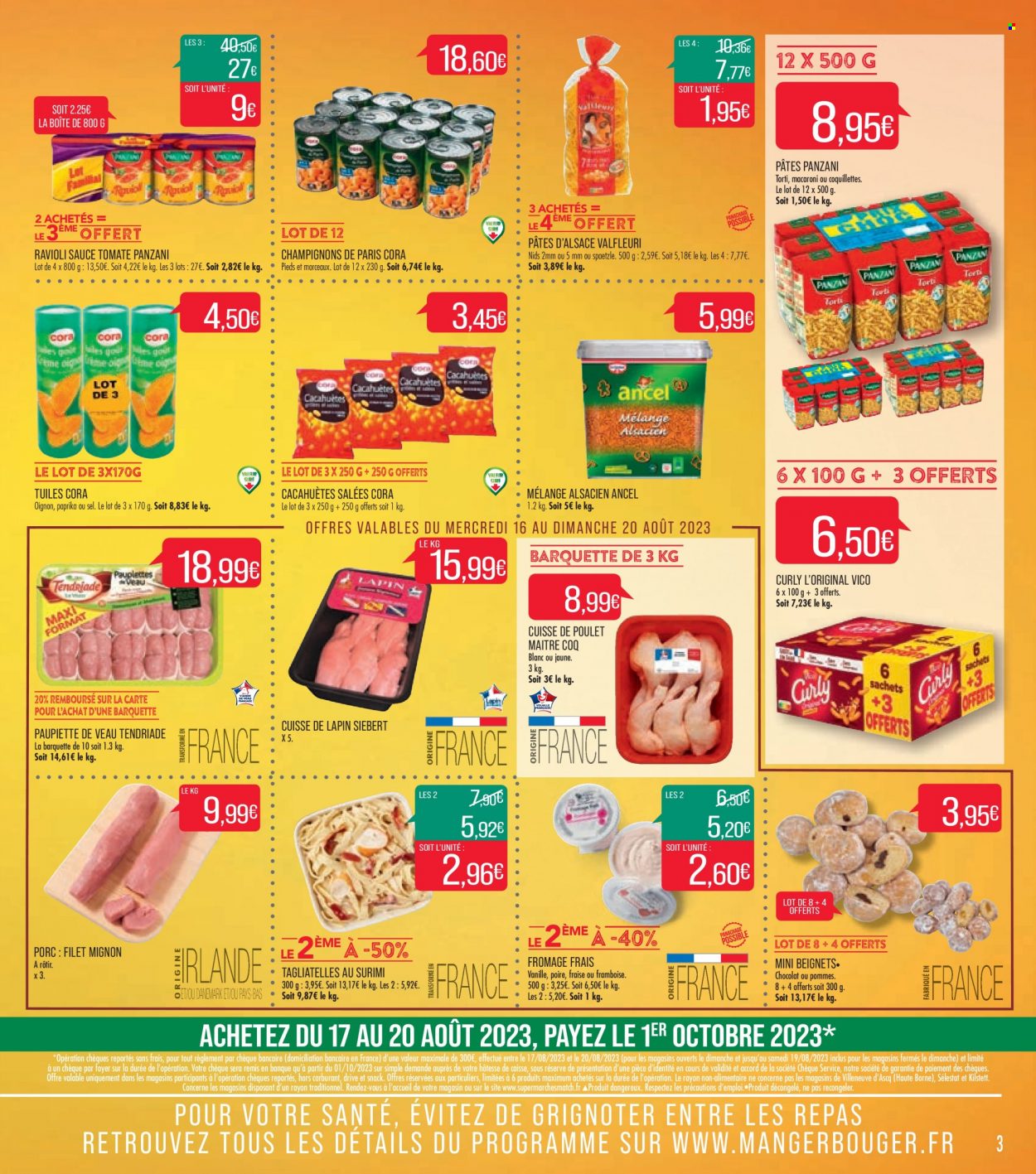 Catalogue Supermarché Match - 16/08/2023 - 27/08/2023. Page 3