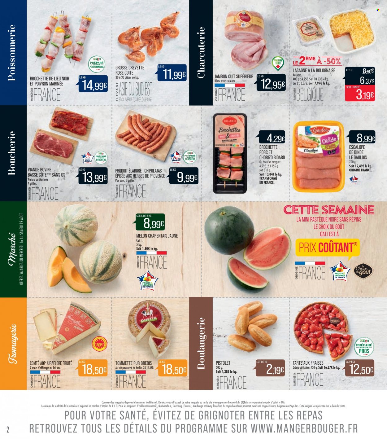 Catalogue Supermarché Match - 16/08/2023 - 20/08/2023. Page 2