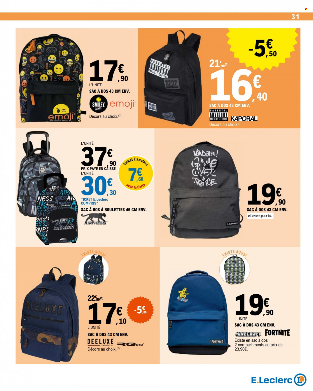 Catalogue E.Leclerc - 15/08/2023 - 26/08/2023. Page 31