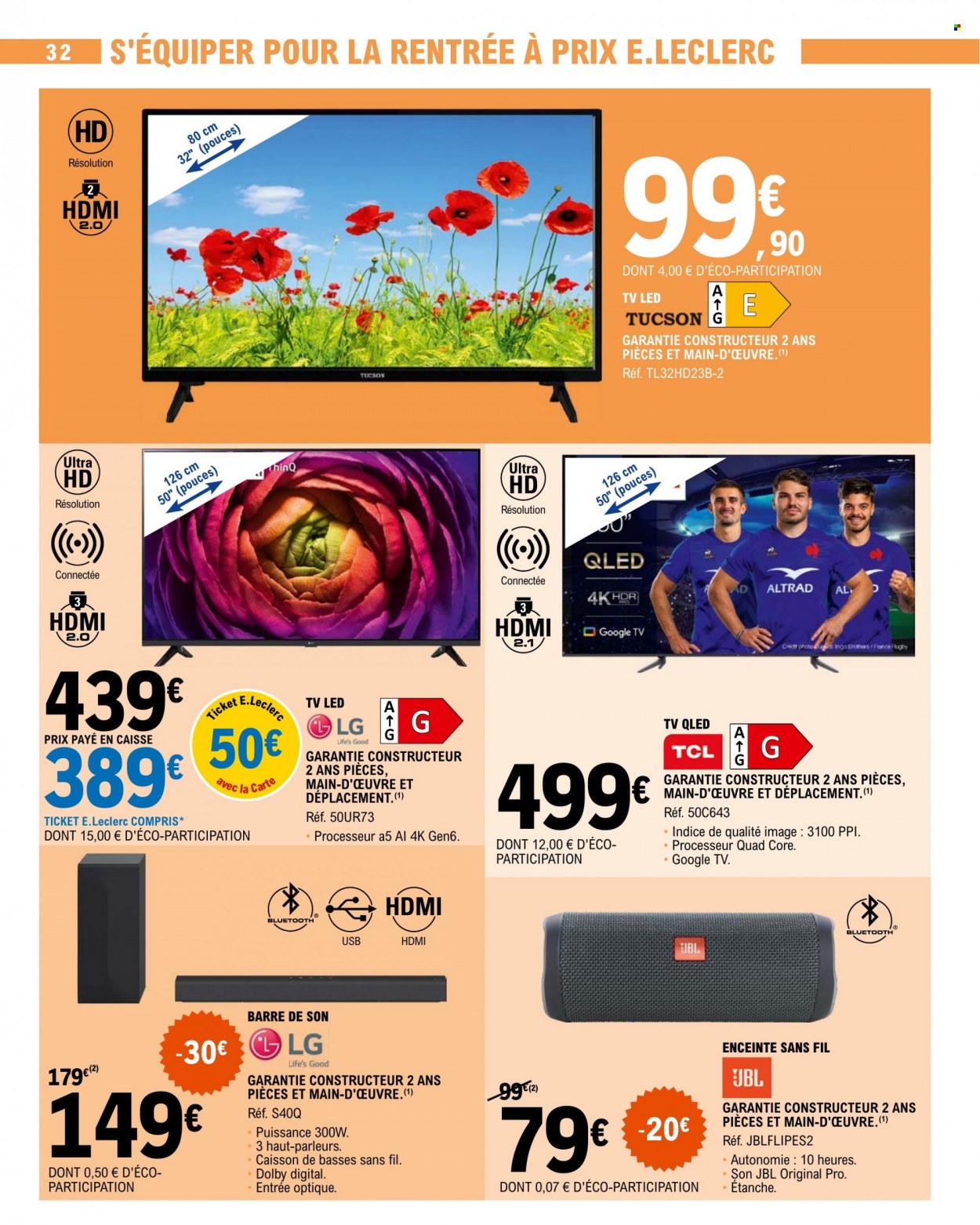 Catalogue E.Leclerc - 15/08/2023 - 26/08/2023. Page 32