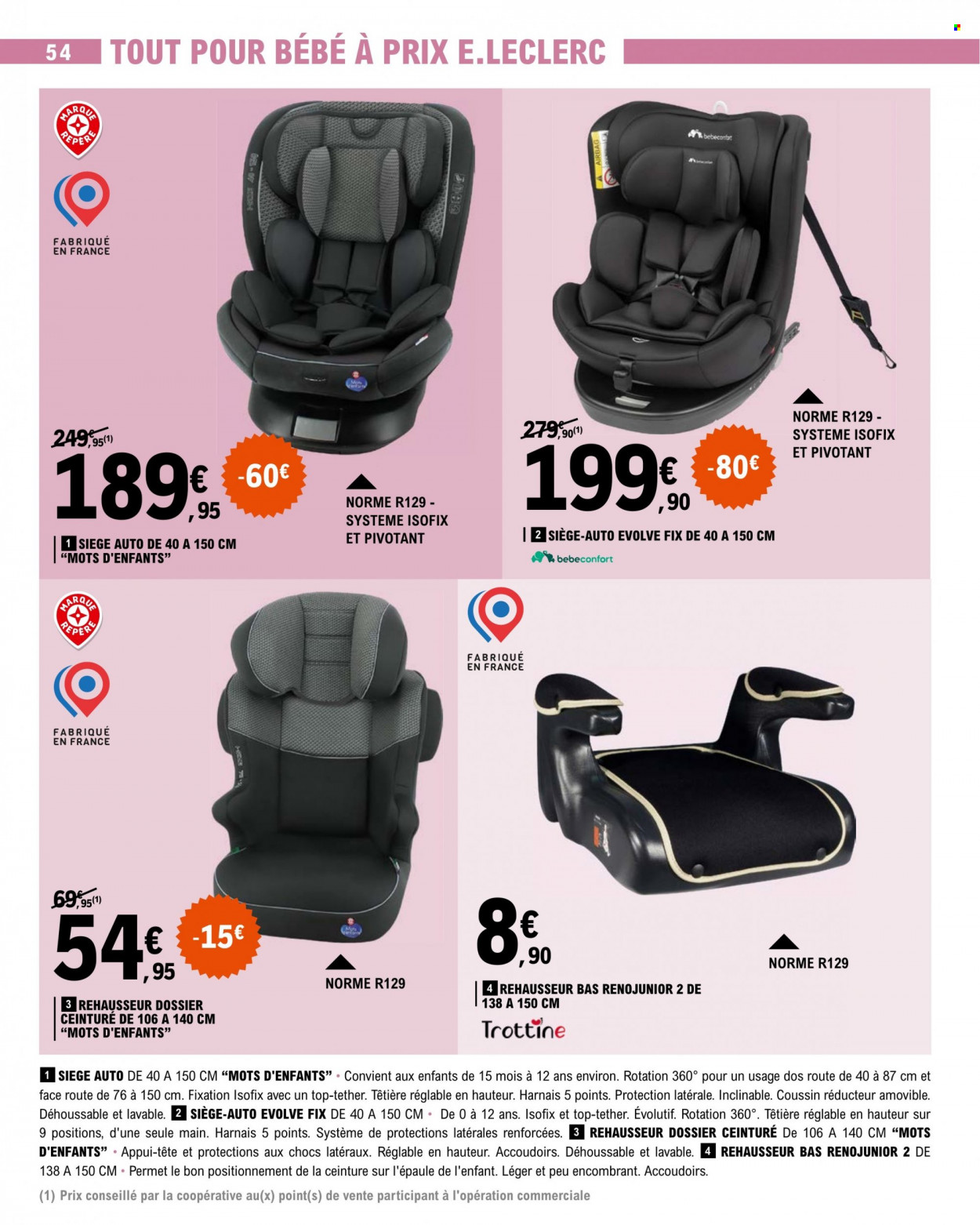 Catalogue E.Leclerc - 15/08/2023 - 26/08/2023. Page 54