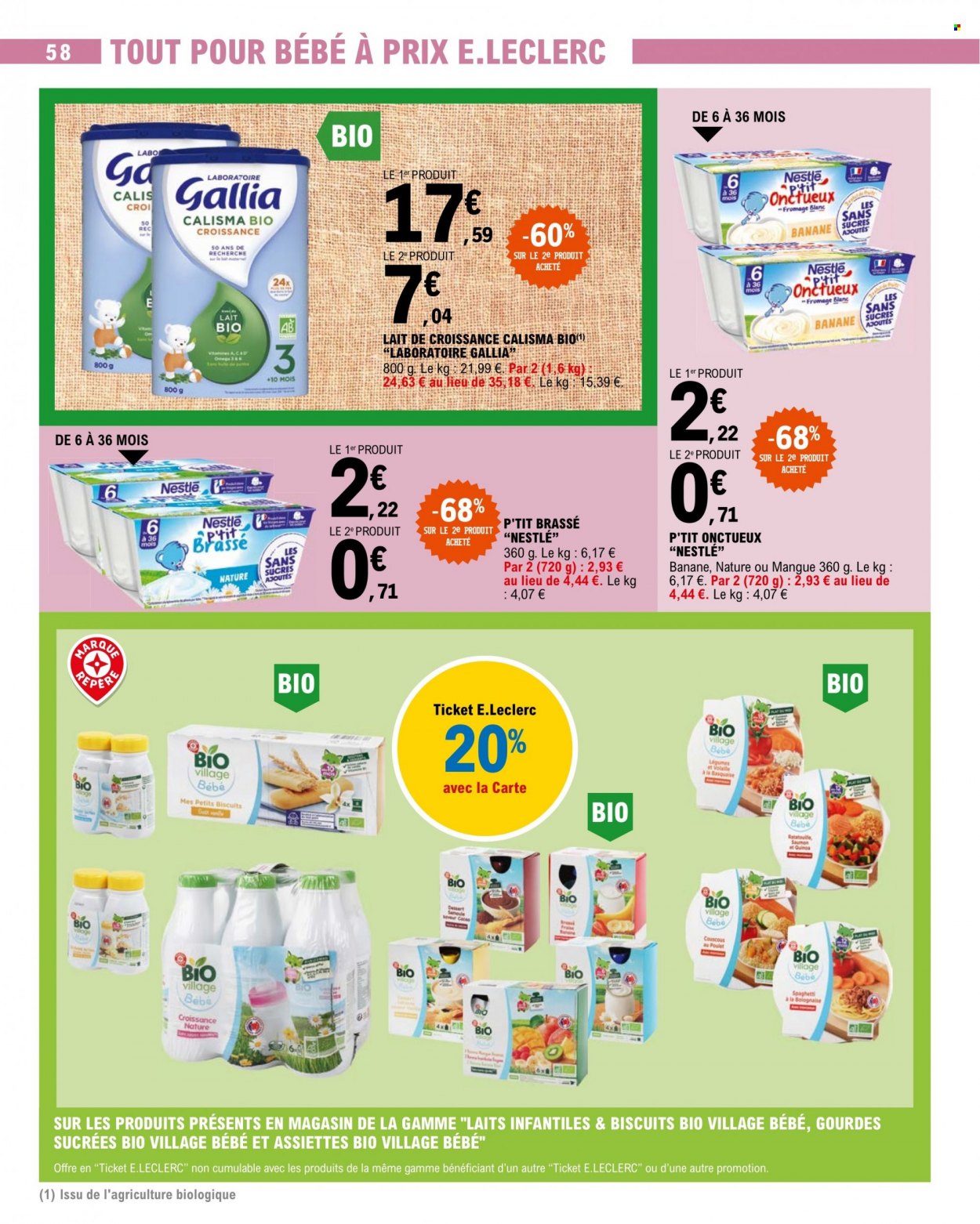 Catalogue E.Leclerc - 15/08/2023 - 26/08/2023. Page 58