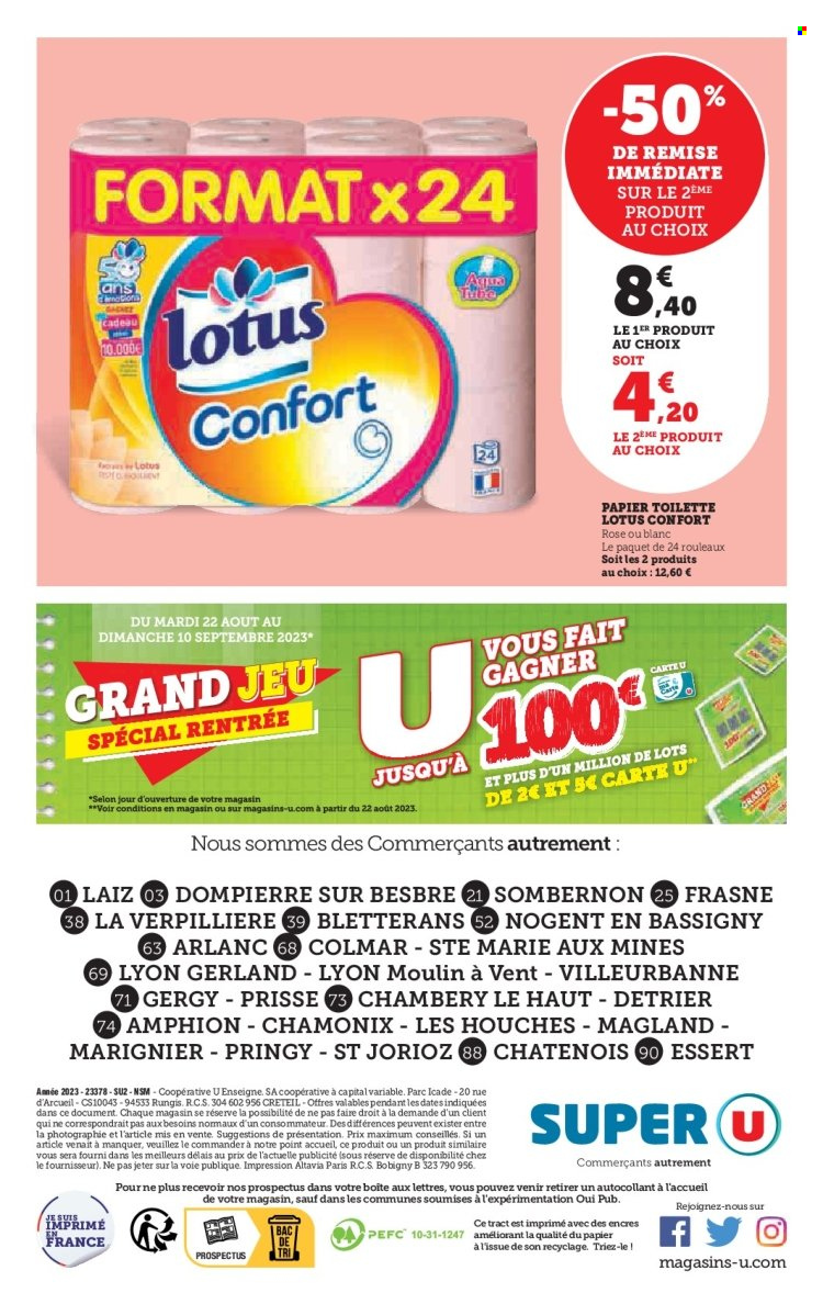 Catalogue SUPER U - 16/08/2023 - 27/08/2023. Page 20