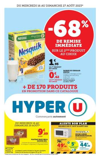 Catalogue HYPER U - 16/08/2023 - 27/08/2023.