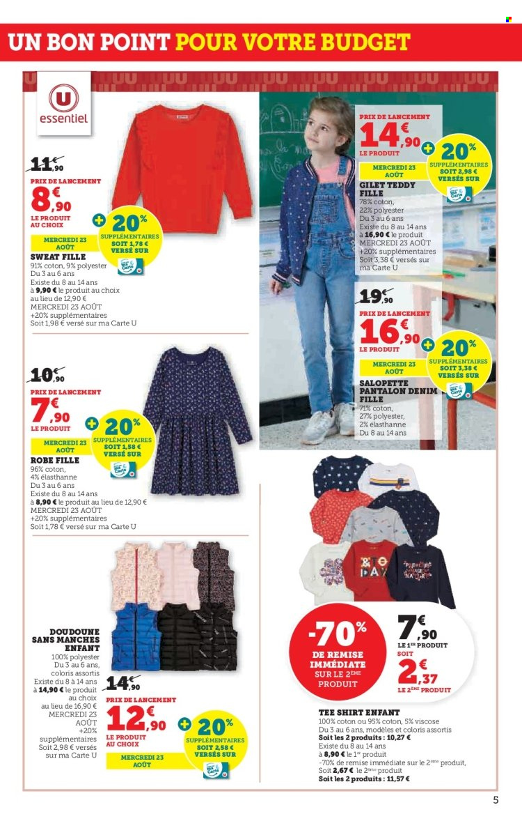 Catalogue SUPER U - 16/08/2023 - 03/09/2023. Page 5