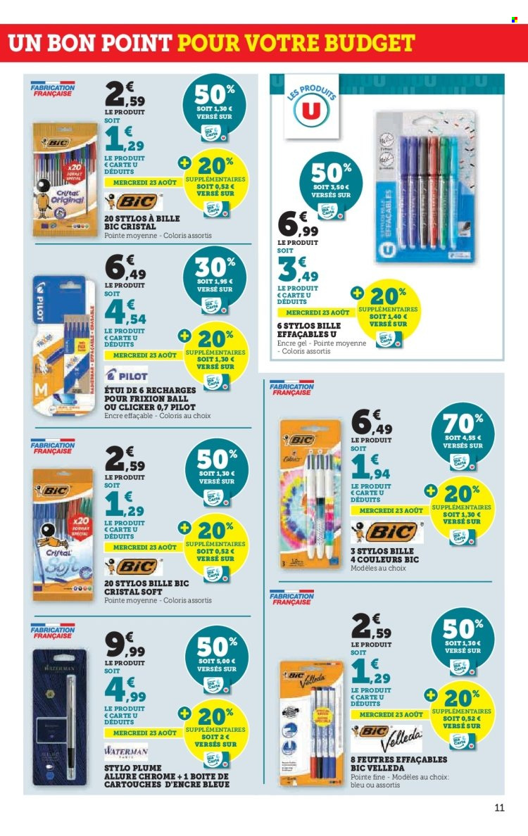 Catalogue SUPER U - 16/08/2023 - 03/09/2023. Page 11