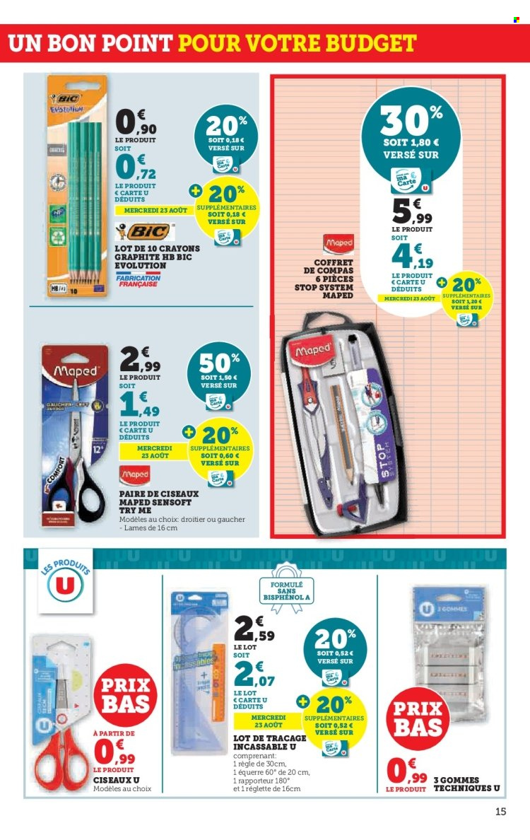 Catalogue SUPER U - 16/08/2023 - 03/09/2023. Page 15