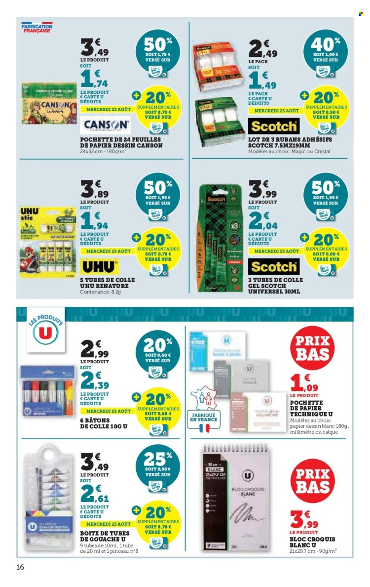 Catalogue SUPER U - 16/08/2023 - 03/09/2023. Page 16
